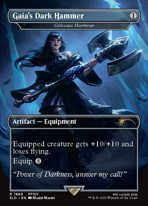 Gaia's Dark Hammer - Colossus Hammer - SLD - 1866