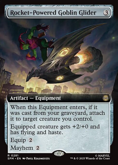 Rocket-Powered Goblin Glider (Extended Art) - SPM - 281