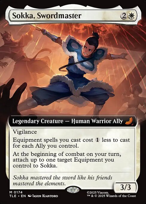Sokka, Swordmaster (Extended Art) - TLE - 174