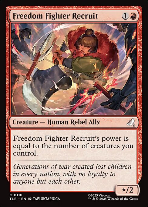 Freedom Fighter Recruit - TLE - 118