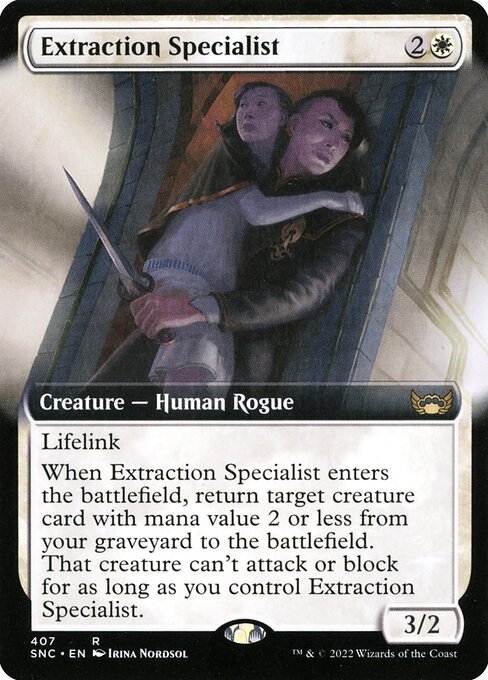 Extraction Specialist (Extended Art) - SNC - 407
