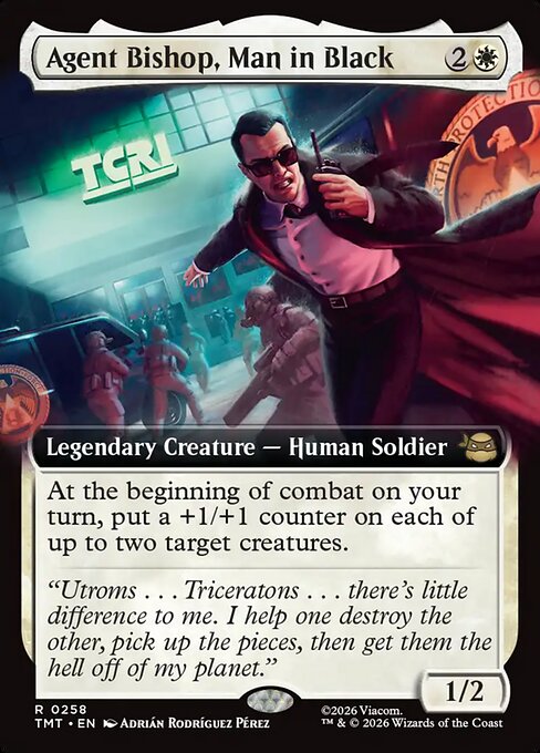 Agent Bishop, Man in Black (Extended Art) (Foil) - TMT - 258
