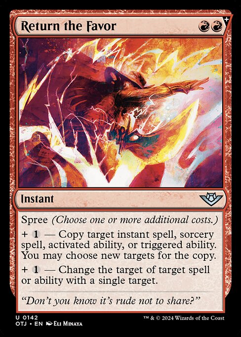 Return the Favor (Foil) - OTJ - 142