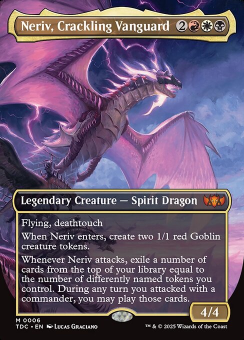 Neriv, Crackling Vanguard (Borderless) - TDC - 6