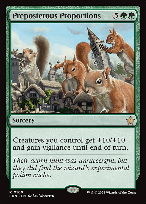 Preposterous Proportions (Foil) - FDN - 109