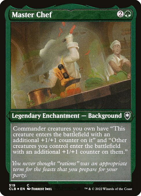 Master Chef (Foil Etched) - CLB - 519