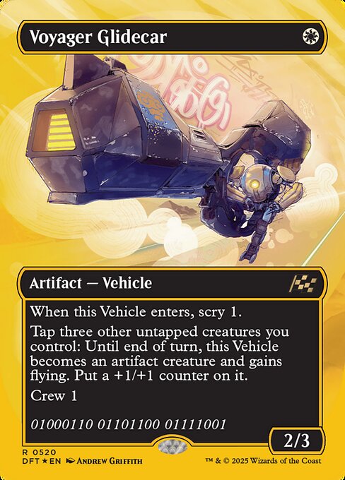 Voyager Glidecar (Borderless) (First-Place Foil) - DFT - 520