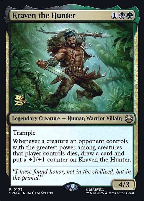 Kraven the Hunter (Foil) - PSPM - 133s
