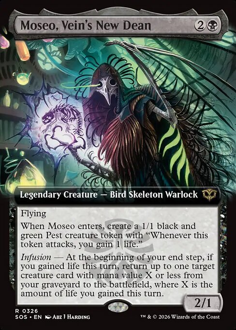Moseo, Vein's New Dean (Extended Art) - SOS - 326