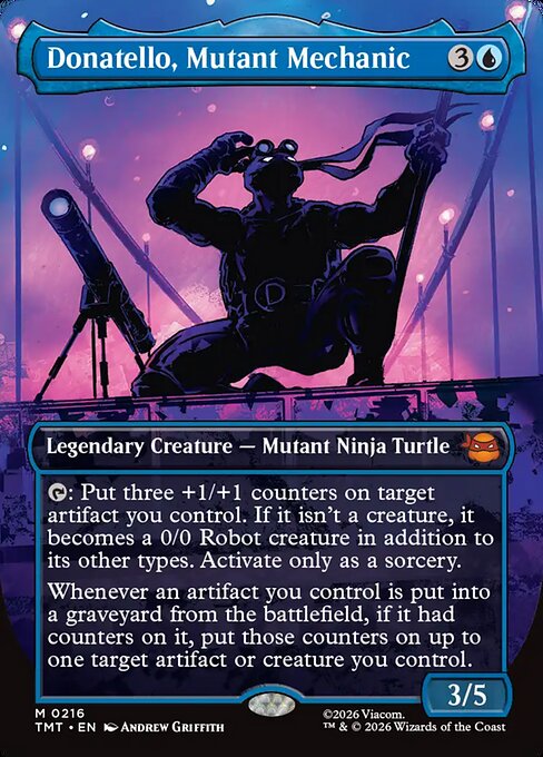 Donatello, Mutant Mechanic (Borderless) - TMT - 216