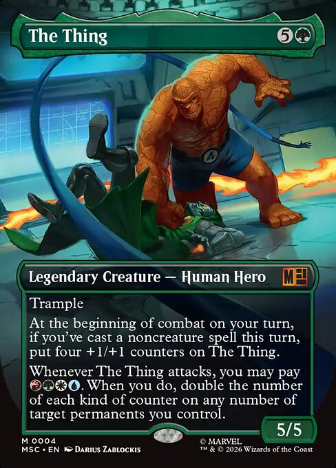 The Thing (Borderless) (Foil) - MSC - 4