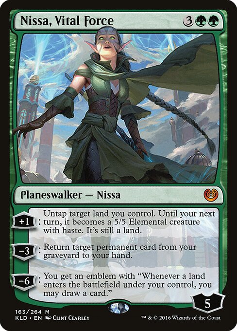 Nissa, Vital Force (Foil) - KLD - 163
