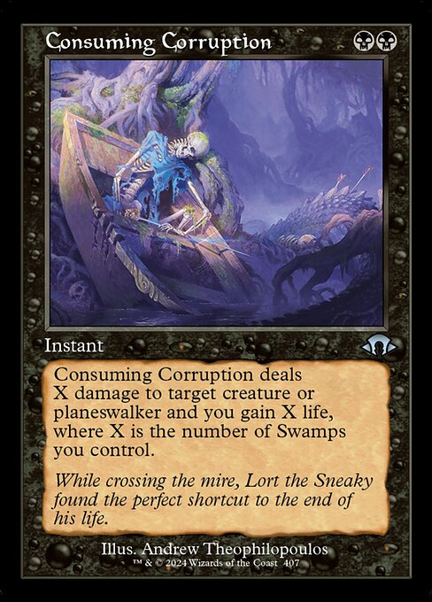 Consuming Corruption (Retro Frame) (Foil) - MH3 - 407