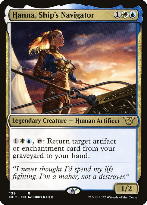 Hanna, Ship's Navigator - NEC - 139