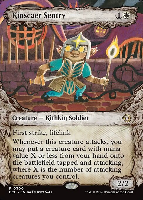 Kinscaer Sentry (Showcase) (Foil) - ECL - 300