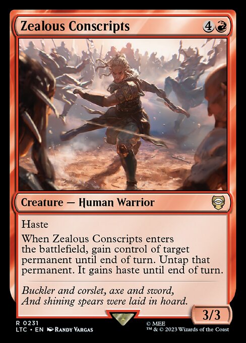 Zealous Conscripts - LTC - 231