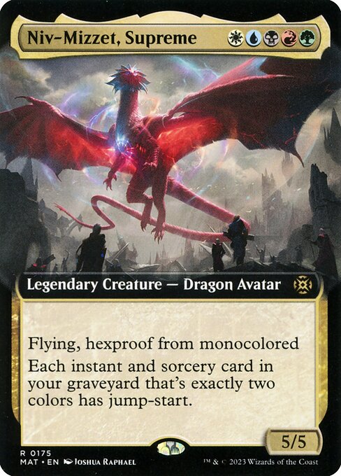 Niv-Mizzet, Supreme (Extended Art) (Foil) - MAT - 175