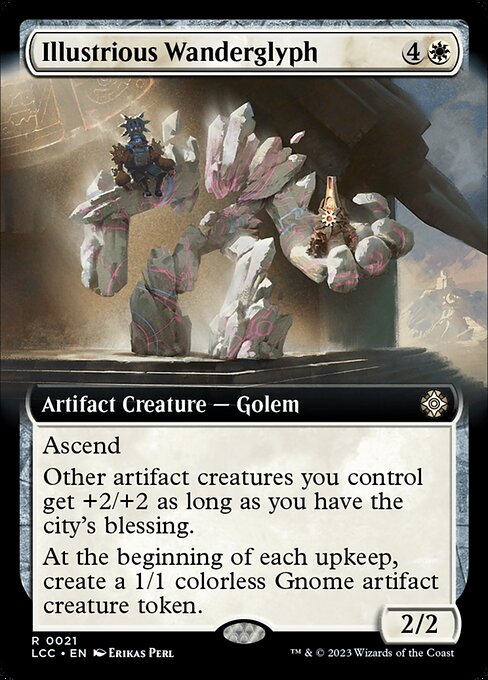 Illustrious Wanderglyph (Extended Art) - LCC - 21