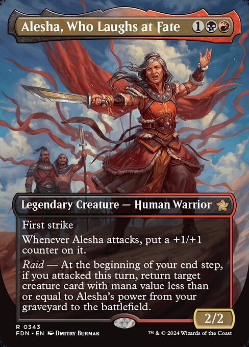 Alesha, Who Laughs at Fate (Borderless) - FDN - 343