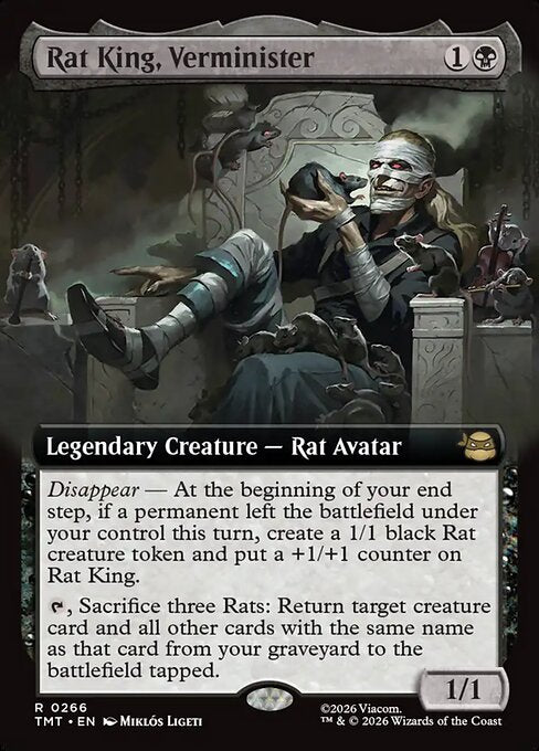 Rat King, Verminister (Extended Art) (Foil) - TMT - 266