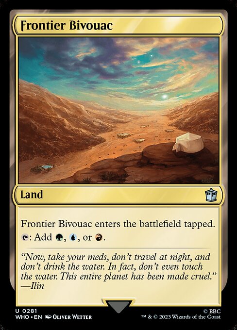 Frontier Bivouac - WHO - 281