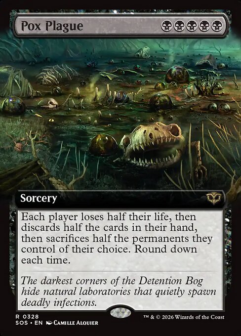 Pox Plague (Extended Art) (Foil) - SOS - 328