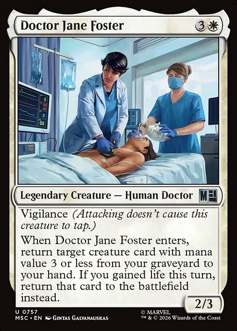 Doctor Jane Foster (Foil) - MSC - 757