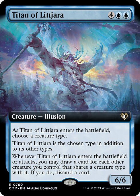 Titan of Littjara (Extended Art) (Foil) - CMM - 760