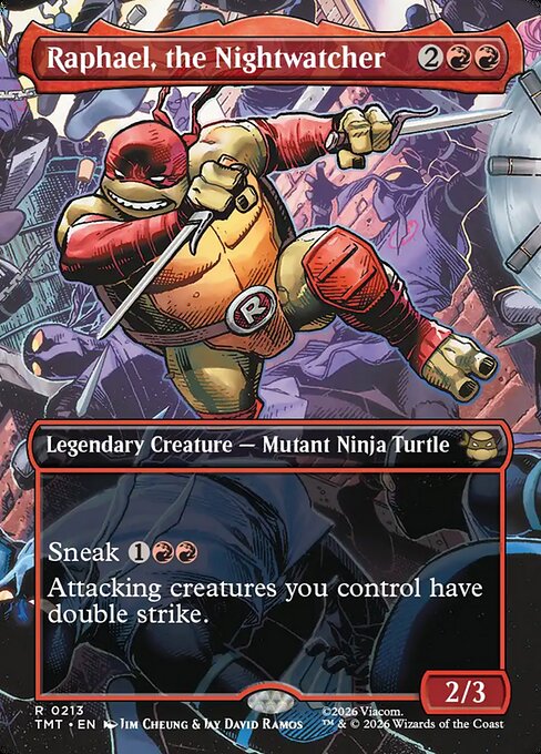Raphael, the Nightwatcher (Borderless) (Foil) - TMT - 213