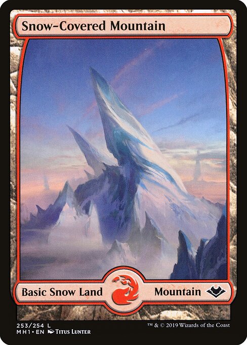 Snow-Covered Mountain (Foil) - MH1 - 253