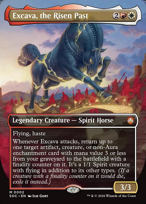 Excava, the Risen Past (Borderless) (Foil) - SOC - 2