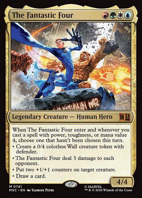 The Fantastic Four (Foil) - MSC - 741