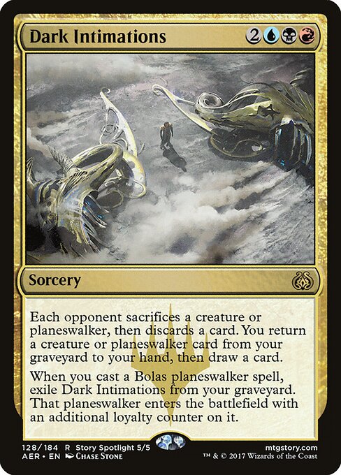 Dark Intimations (Foil) - AER - 128