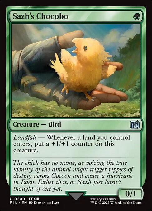 Sazh's Chocobo - FIN - 200