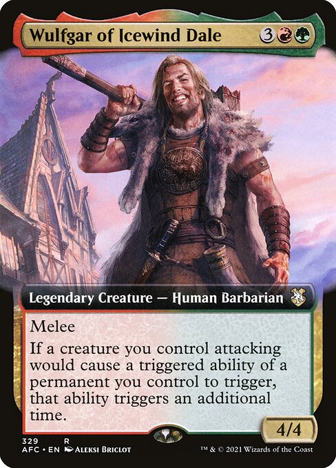 Wulfgar of Icewind Dale (Extended Art) - AFC - 329