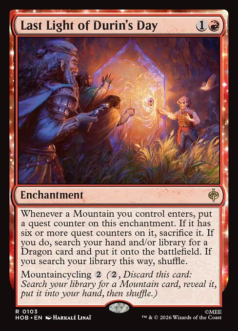 Last Light of Durin's Day - HOB - 103