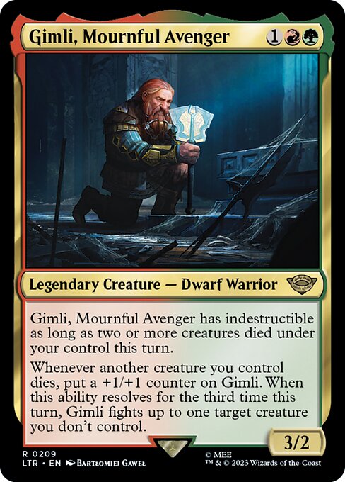 Gimli, Mournful Avenger - LTR - 209