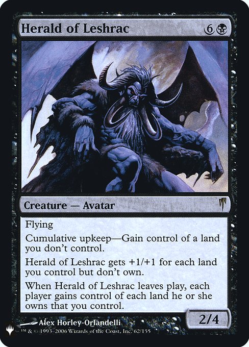 Herald of Leshrac (Foil) - PLST - CSP-62