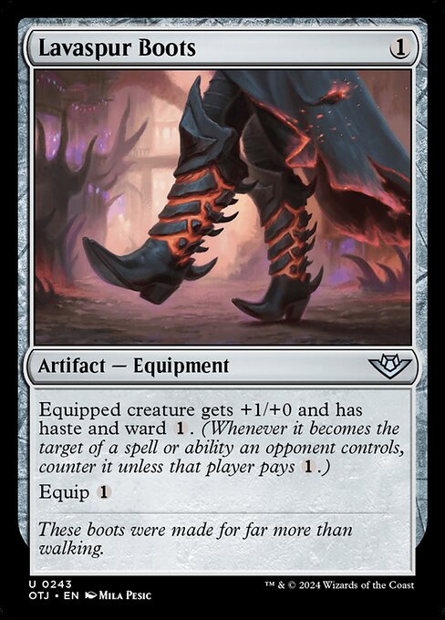 Lavaspur Boots (Foil) - OTJ - 243