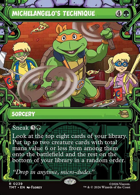 Michelangelo's Technique (Showcase) - TMT - 239