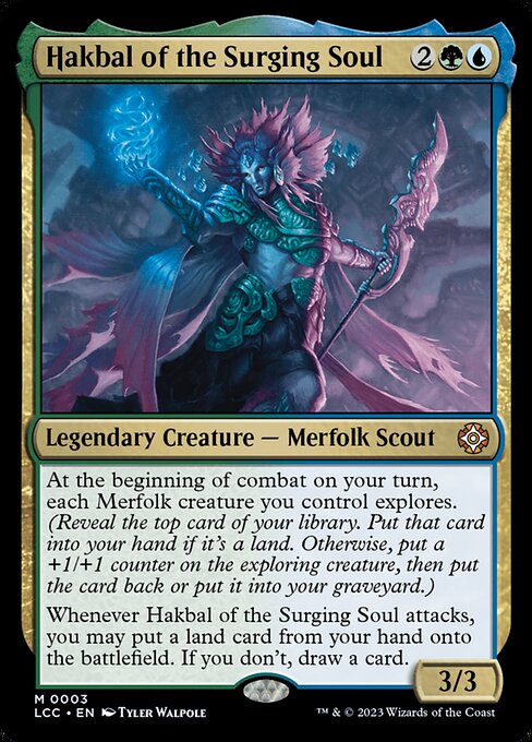 Hakbal of the Surging Soul (Foil) - LCC - 3