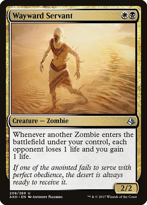 Wayward Servant (Foil) - AKH - 208