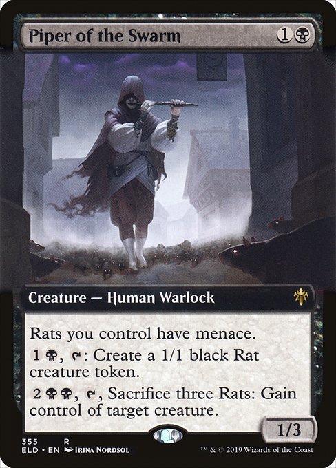 Piper of the Swarm (Extended Art) (Foil) - ELD - 355