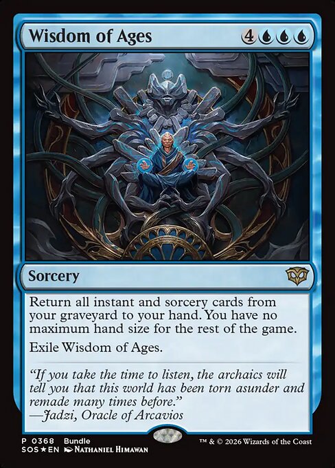 Wisdom of Ages (SOS Bundle) (Foil) - SOS - 368
