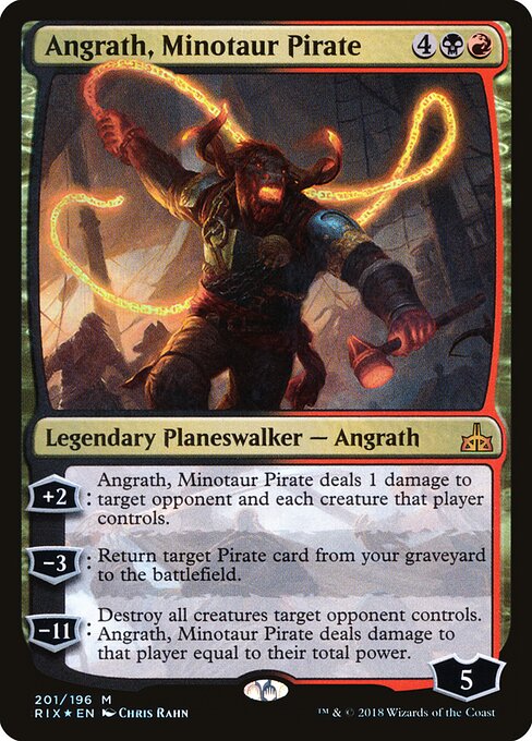 Angrath, Minotaur Pirate (Foil) - RIX - 201