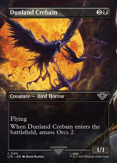 Dunland Crebain (Borderless) (Foil) - LTR - 411
