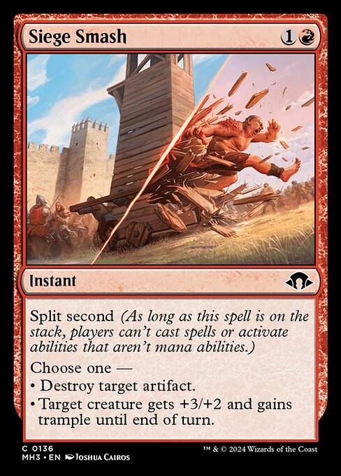 Siege Smash (Foil) - MH3 - 136