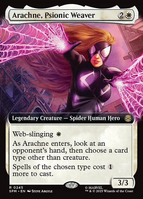 Arachne, Psionic Weaver (Extended Art) (Foil) - SPM - 245