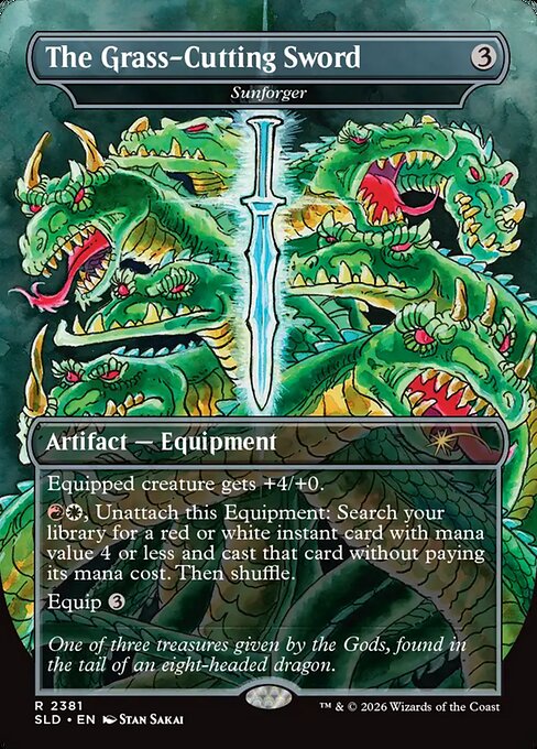 The Grass-Cutting Sword - Sunforger - SLD - 2381