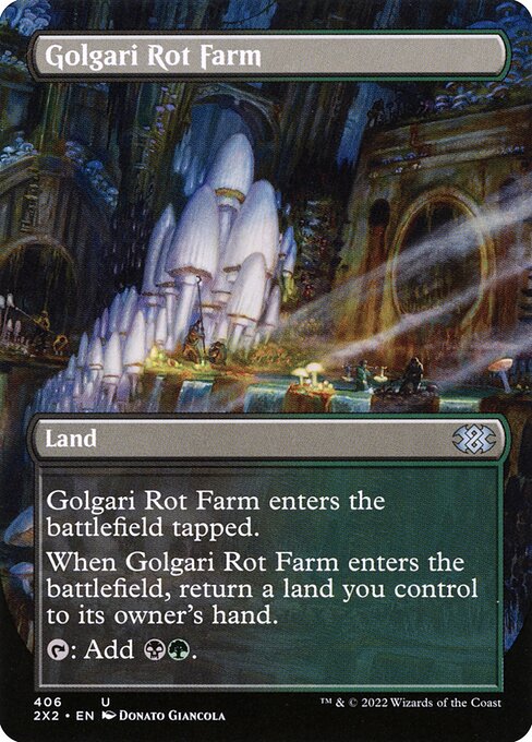 Golgari Rot Farm (Borderless) - 2X2 - 406
